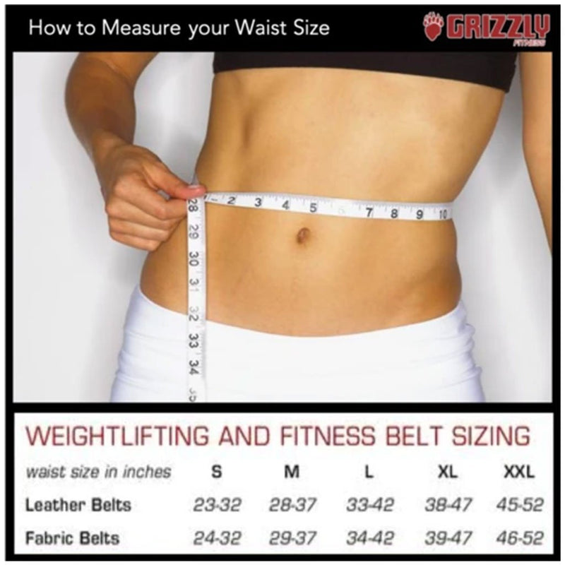 Grizzly 4" HEAVY DUTY LEATHER ENFORCER WEIGHT LIFTING BELT 8464-04