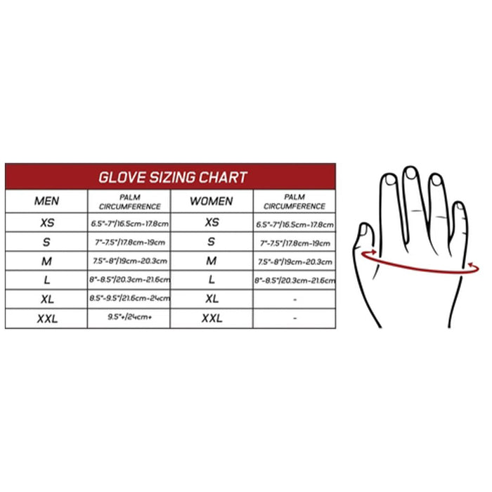 Grizzly Glove Sizing Chart - SupplementSource.ca