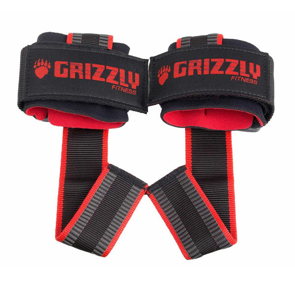 Grizzly Fitness Super Grip Deluxe Pro Sangles d'haltérophilie avec