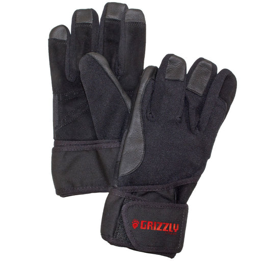 Grizzly Fitness Nytro Full Finger Wrist Wrap Lifting and Training Gloves 8765F-04 - SupplementSource.ca