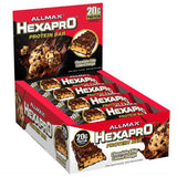 Allmax HEXAPRO PROTEIN BAR, 12 Bars/Box Chocolate Chip Cookie Dough - SupplementSource.ca