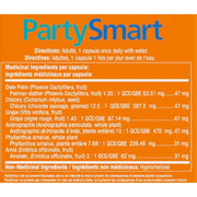 Himalaya PARTY SMART (10 Caps), 10 Nights of Partying Hard Nutritional Panel - SupplementSourceca