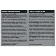 Kaizen Ephedrine HCL 50 nutritional panel - SupplementSource.ca