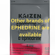 Kaizen Ephedrine HCL 50 nutritional panel - SupplementSource.caKaizen Ephedrine HCL - SupplementSource.ca