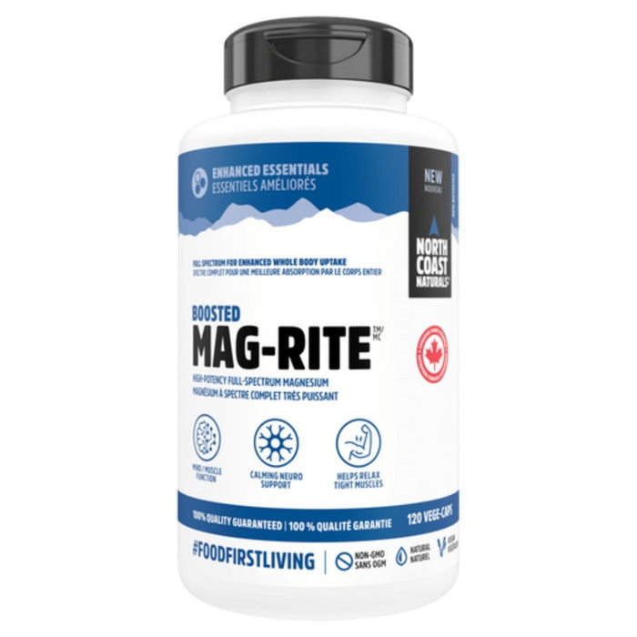 North Coast Naturals BOOSTED MAG-RITE, 120 VCaps Supplementsource.ca