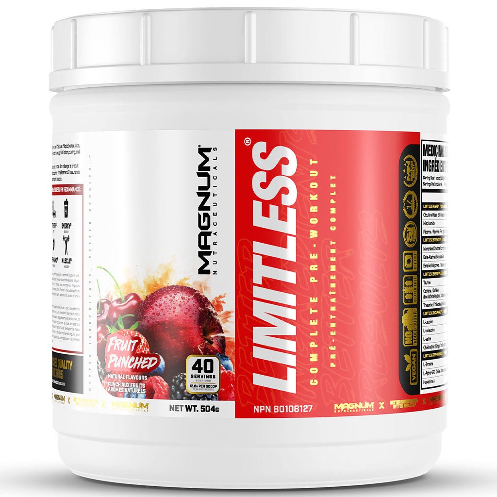 Magnum Nutraceuticals Limitless 40 Servings Fruit Punched - SupplementSource.ca