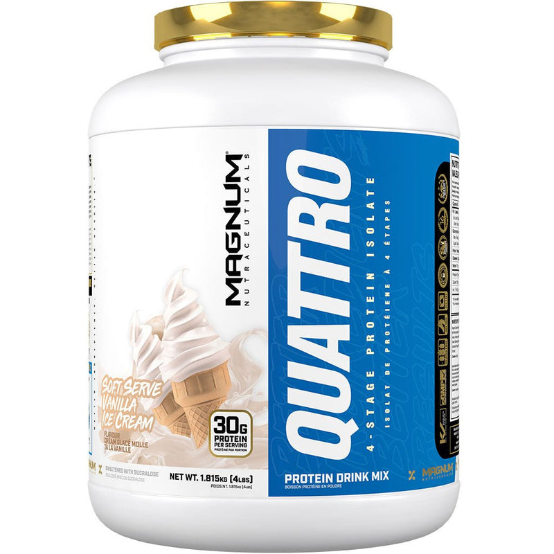 Magnum Quattro 4lb Soft Serve Vanilla Ice Cream - SupplementSource.ca