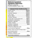 Mammoth EAA9 30 Servings Nutrition Panel - SupplementSource.ca