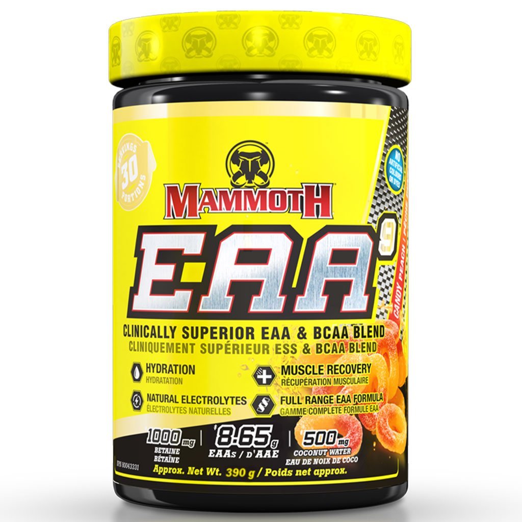 Mammoth EAA9 (Essential Amino Acid Formula), 30 Servings Candy Peach - SupplementSource.ca