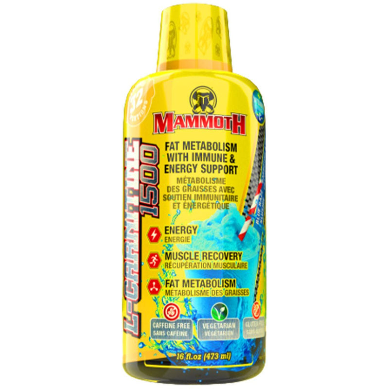 Mammoth LIQUID L-CARNITINE 1500, 32 Servings | SupplementSource.ca Mammoth LIQUID L-CARNITINE 1500, 32 Servings | SupplementSource.ca