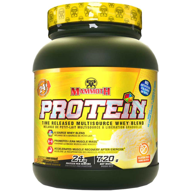 Mammoth Protein, 1.6lbs Vanilla Ice Cream - SupplementSource.ca