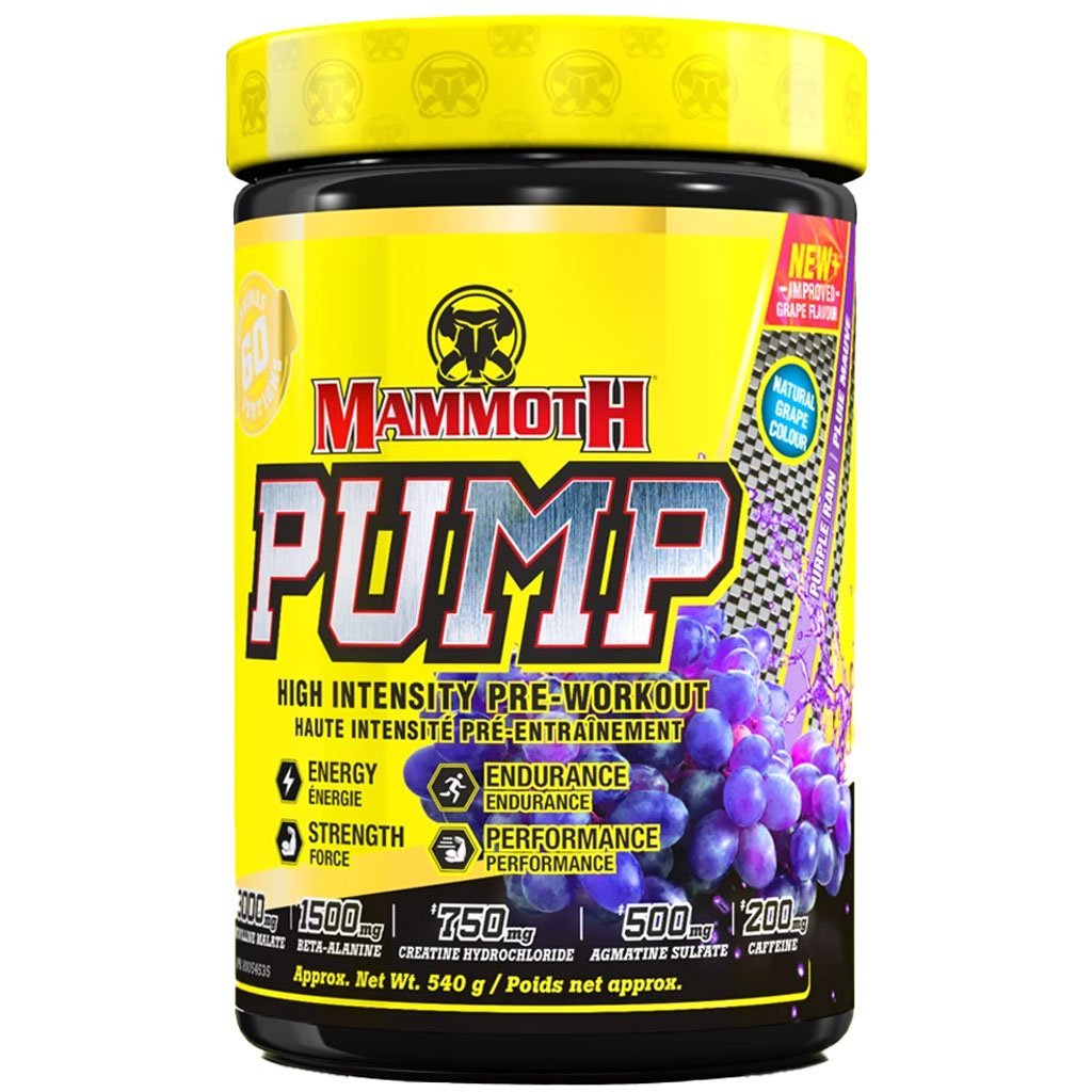 Mammoth PUMP, 60 Servings Purple Rain - SupplementSource.ca