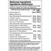 Mammoth Shock 40 Servings Tropic Fruit Thunder Nutrition Panel - SupplementSource.ca