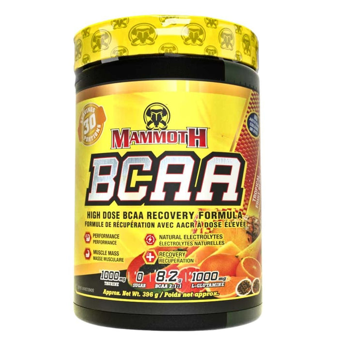 Mammoth BCAA, 30 Servings Tropical Fruit Blast SupplementSource.ca