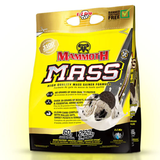 Mammoth Mass 5lb Cookies & Cream - SupplementSource.ca