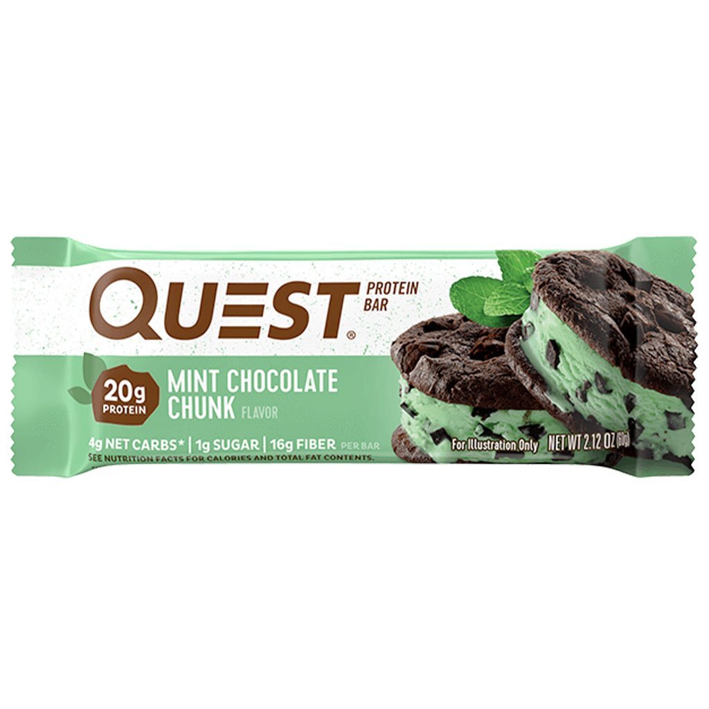 Quest Bars Mint Chocolate Chunk - SupplementSource.ca is your low carb source