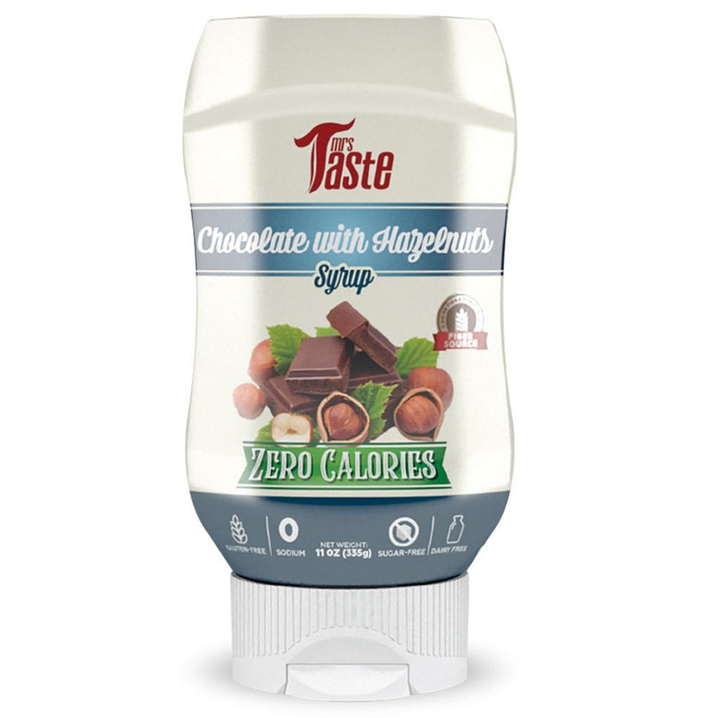 Mrs. Taste Zero Calorie Syrups Chocolate w Hazelnuts - SupplementSource.ca