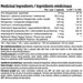 North Coast Naturals Boosted Immuno-Zinc 90 Capsules nutrition panel - SupplementSource.ca