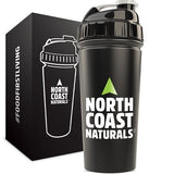 North Coast Naturals STAINLESS STEEL SHAKER (Boxed), 700ml