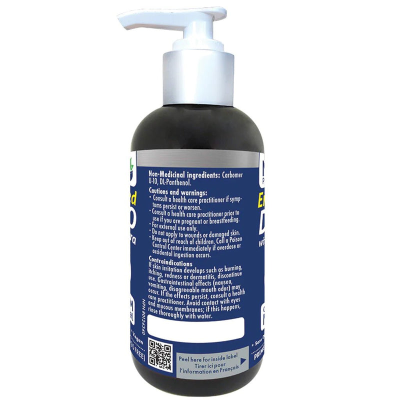 Naka Platinum Enhanced DMSO w/ Aloe Vera, 130ml Side 2 - SupplementSource.ca