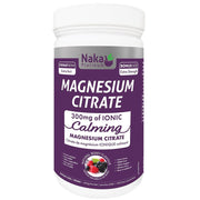 Naka Platinum MAGNESIUM CITRATE POWDER, 600g - SupplementSource.ca