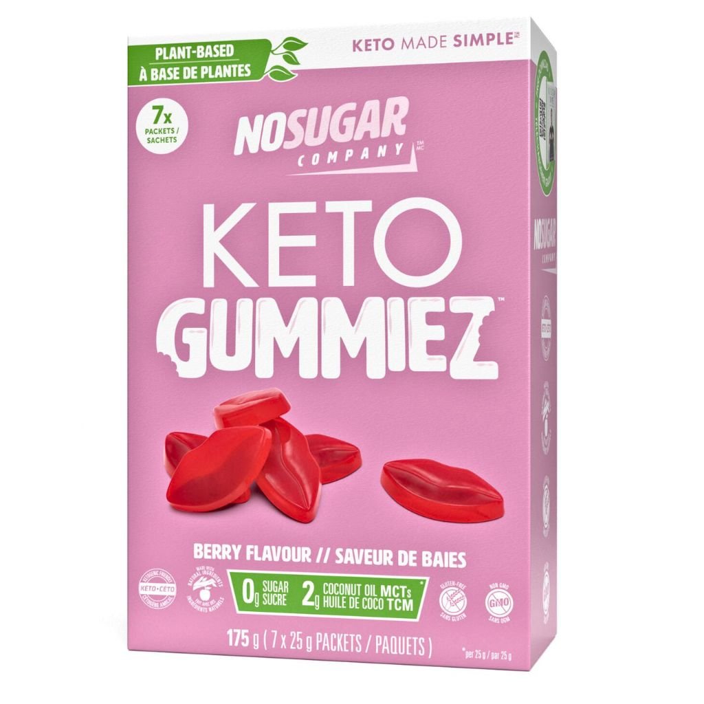 No Sugar Company Keto Gummiez, 175g Berry SupplementSource.ca