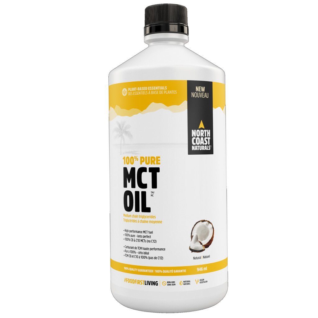 North Coast Naturals 100% Pure MCT Oil 946ml - SupplementSource.ca