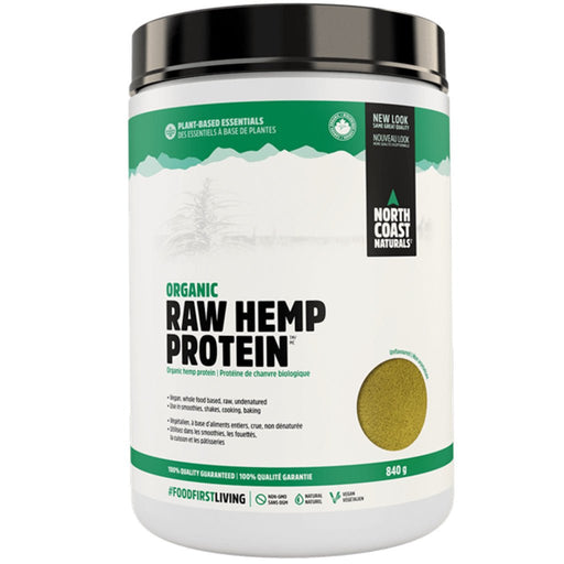 North Coast Naturals Organic Raw Hemp Protein, 840g -SupplementSource.ca