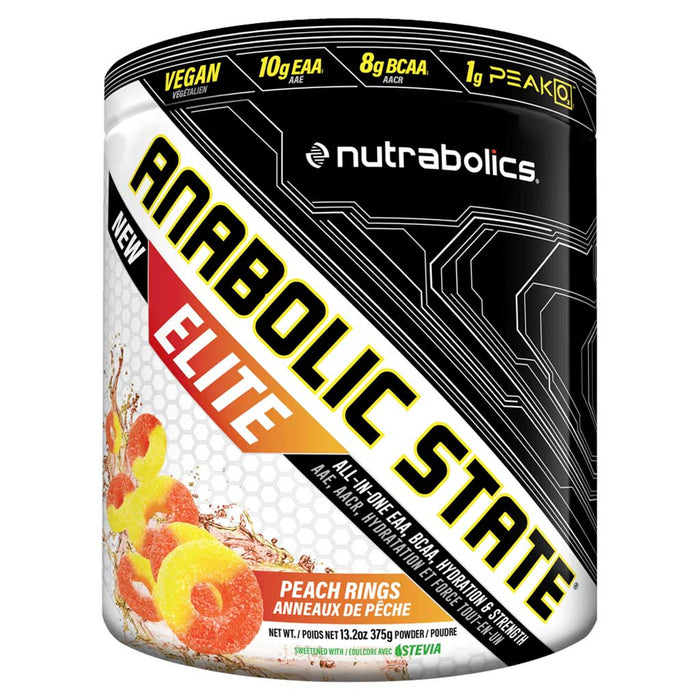 Nutrabolics Anabolic State Elite 21 Servings Peach Rings - SupplementSource.ca