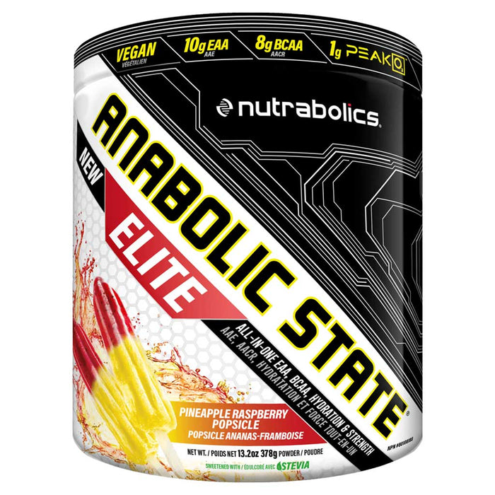 Nutrabolics Anabolic State Elite 21 Servings Pineapple Raspberry Popsicle - SupplementSource.ca