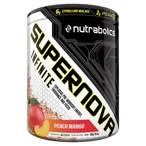 Nutrabolics Supernova Infinite, 20 Servings Peach Mango - SupplementSource.ca
