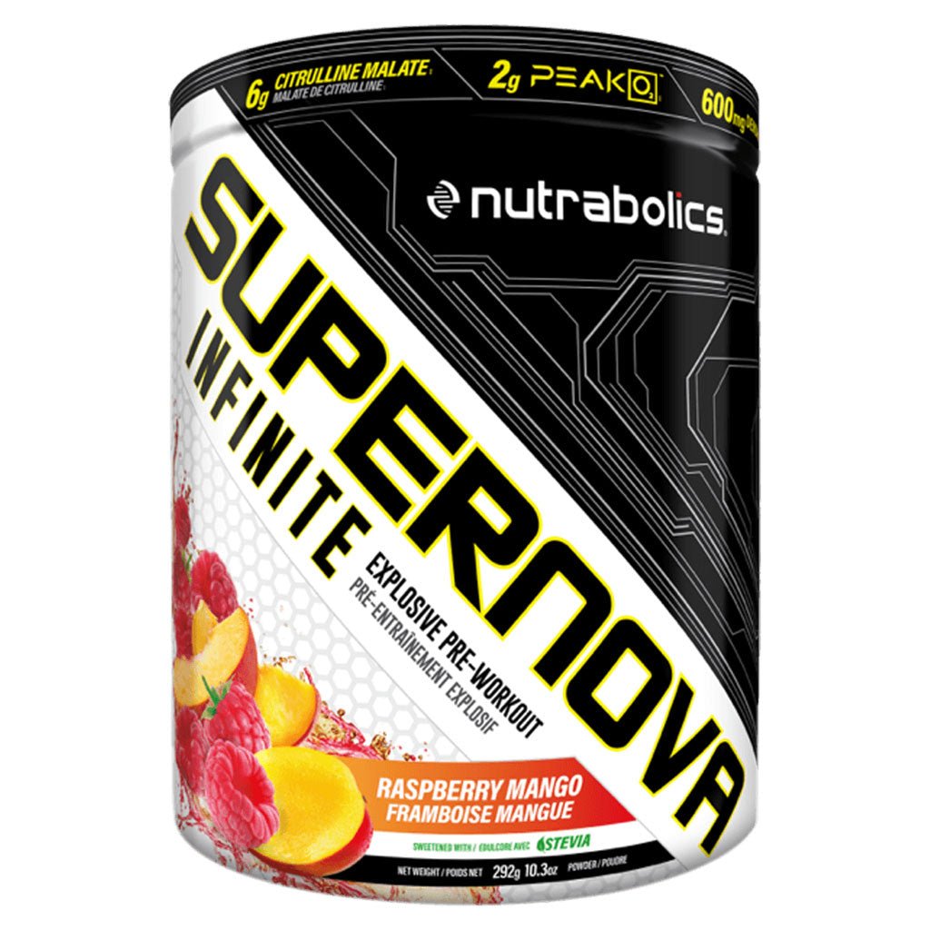 Nutrabolics Supernove Infinite, 20 Servings Raspberry Mango - SupplementSource.ca