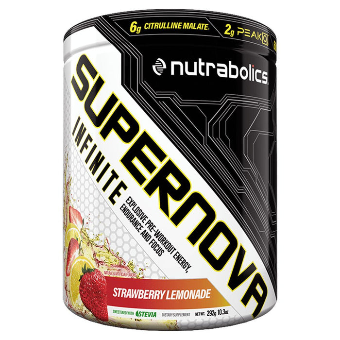 Nutrabolics Supernove Infinite, 20 Servings Strawberry Lemonade - SupplementSource.ca