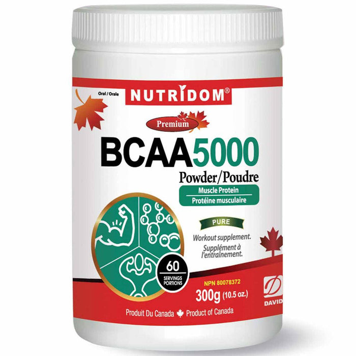 Nutridom BCAA 5000 300g - SupplementSource.ca