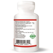 Nutridom Lutein 20 with Zeaxanthin, 60 VCaps Nutrition Panel - SupplementSource.ca
