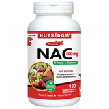 Nutridom NAC (N-Acétyl-L-Cystéine), 600mg x 60 VCaps