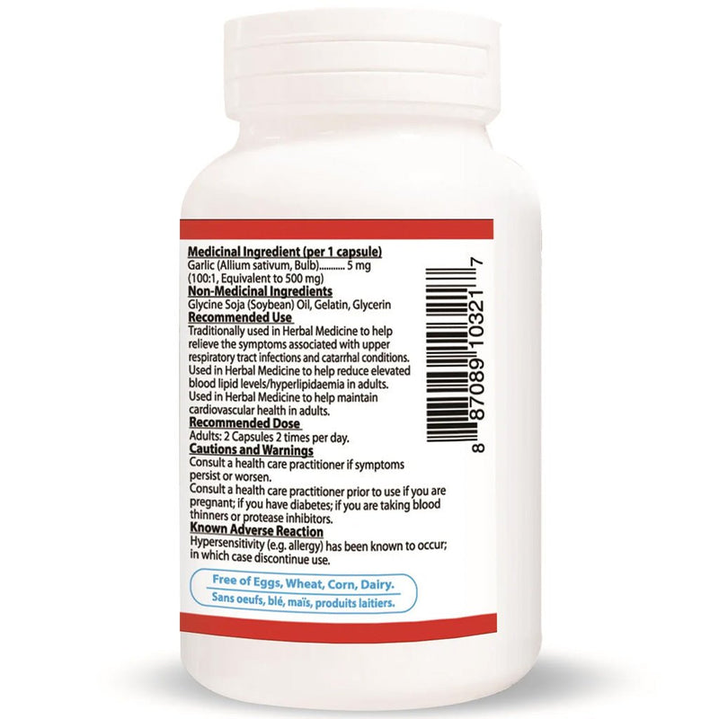 Nutridom AIL SANS ODEUR 500, 120 Gélules