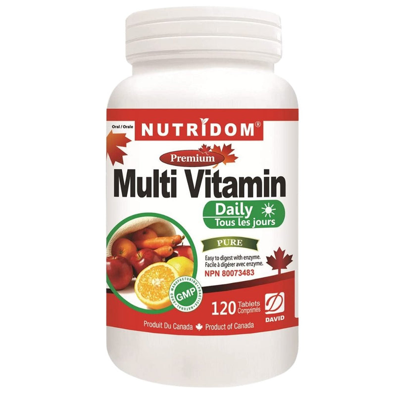 Nutridom MULTI VITAMIN, 120 Tablets SupplementSource.ca