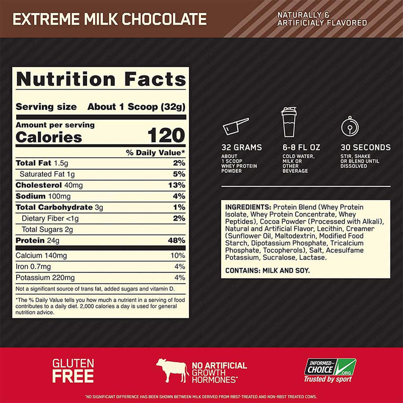 Optimum 100% WHEY GOLD STANDARD, 5lb