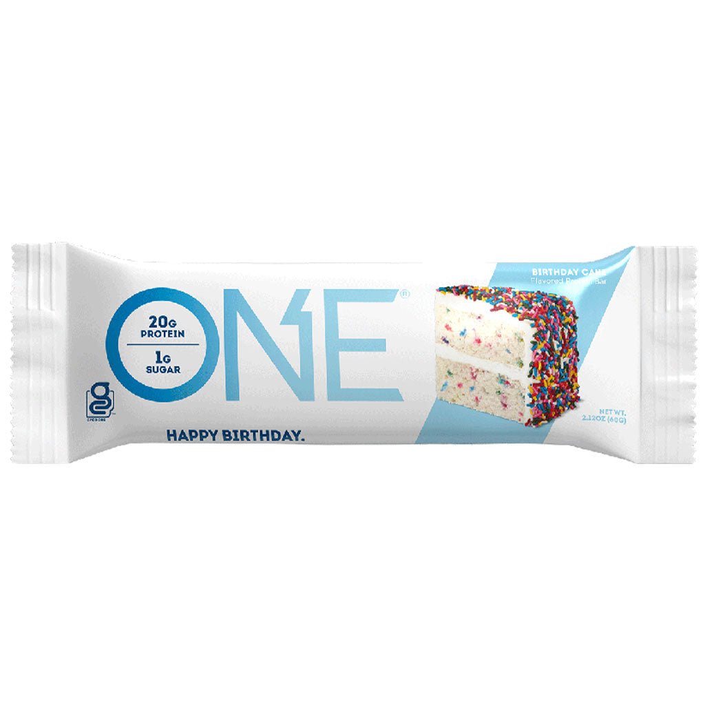 ONE Brand One Protein Bar Birthday Cake Single Bar - SupplementSource.ca