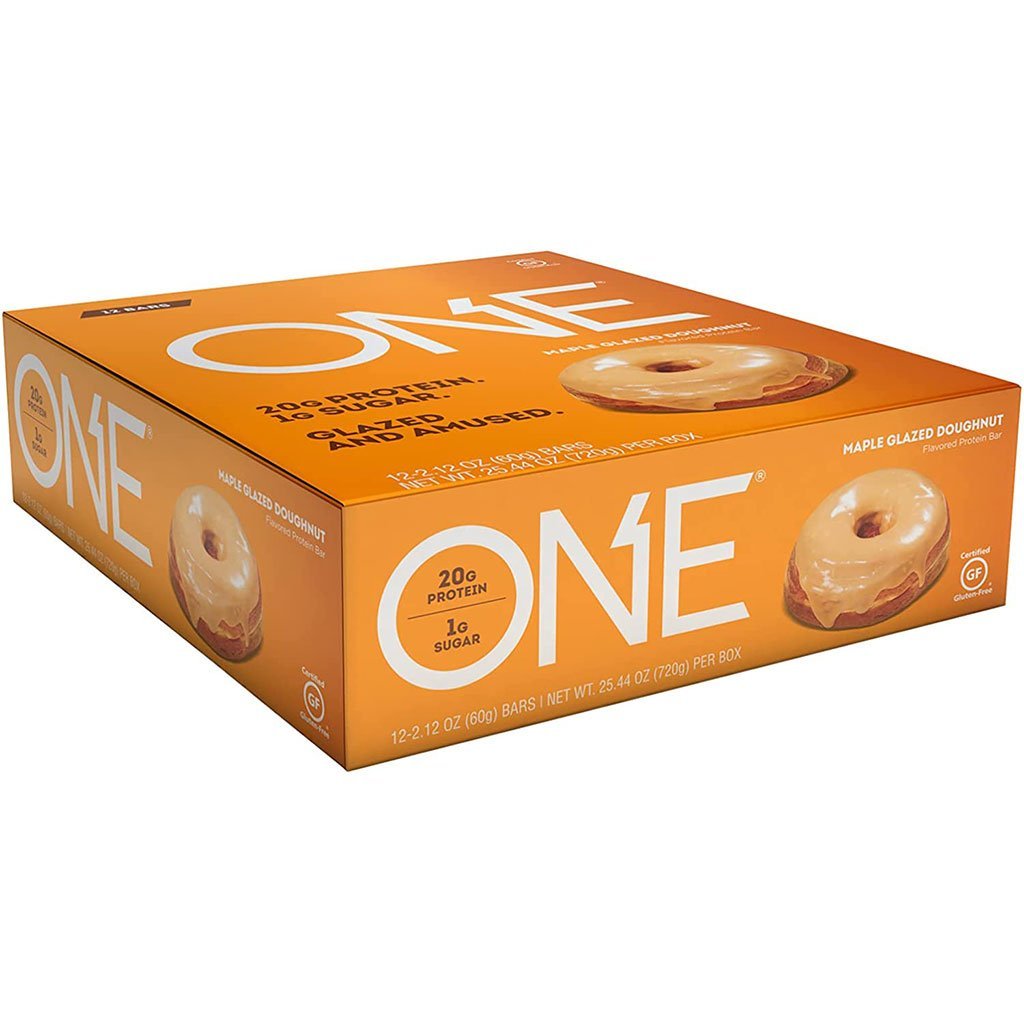 One Brand ONE Bar Box Maple Glazed Doughnut - SupplementSource.ca
