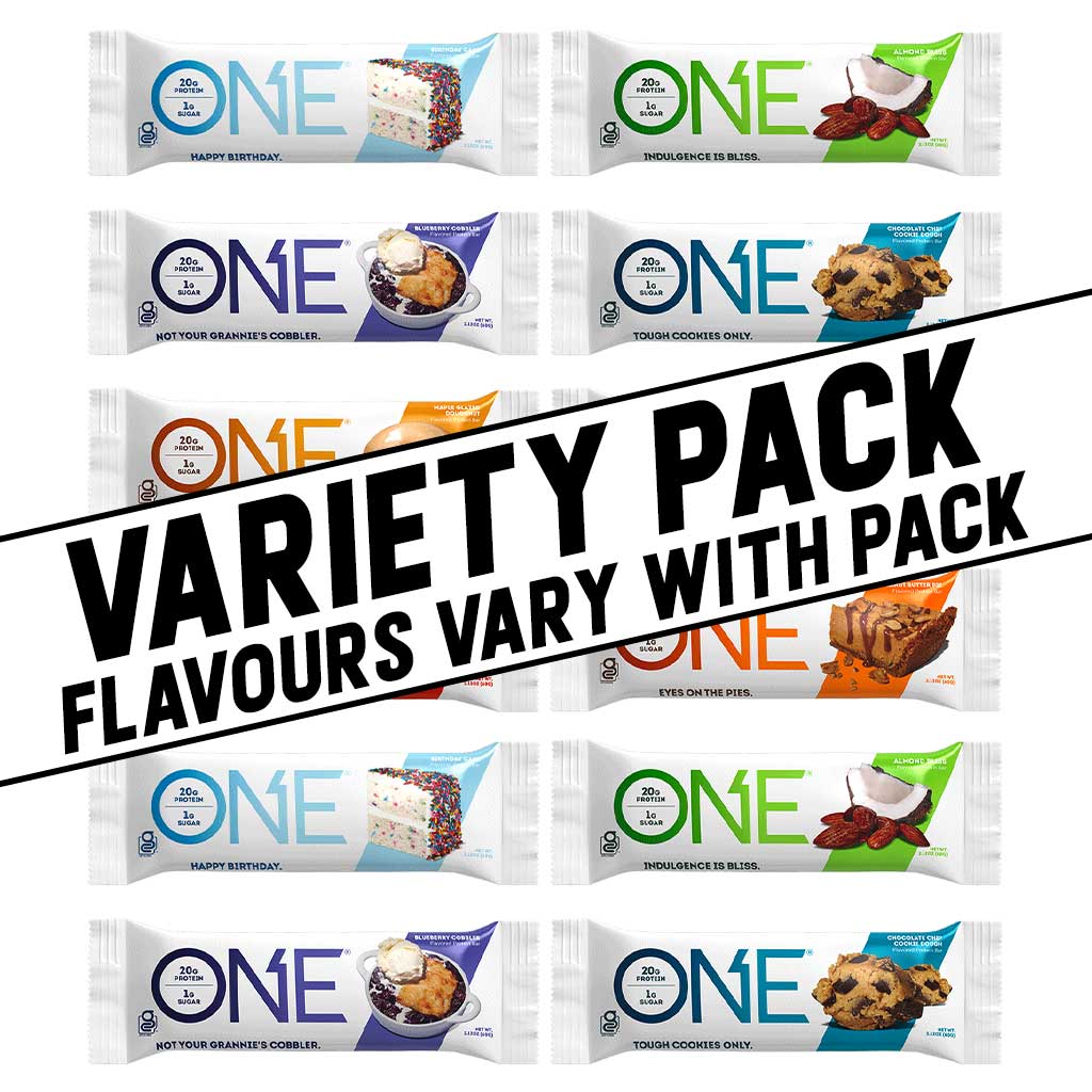 One Brand ONE Bar Box Variety Pack - SupplementSource.ca