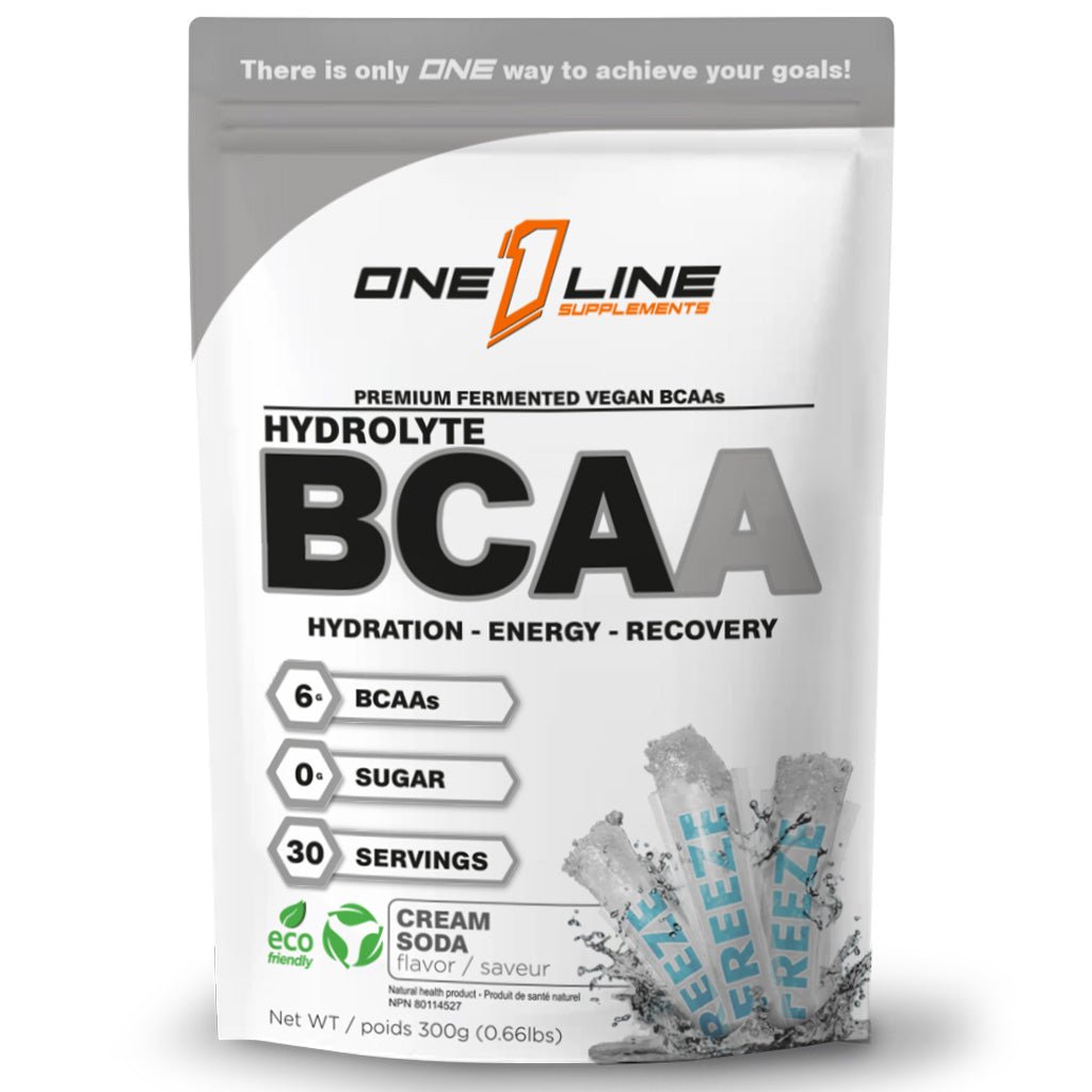 One Line Hydrolyte BCAA 30 Servings Cream Soda - SupplementSource.ca