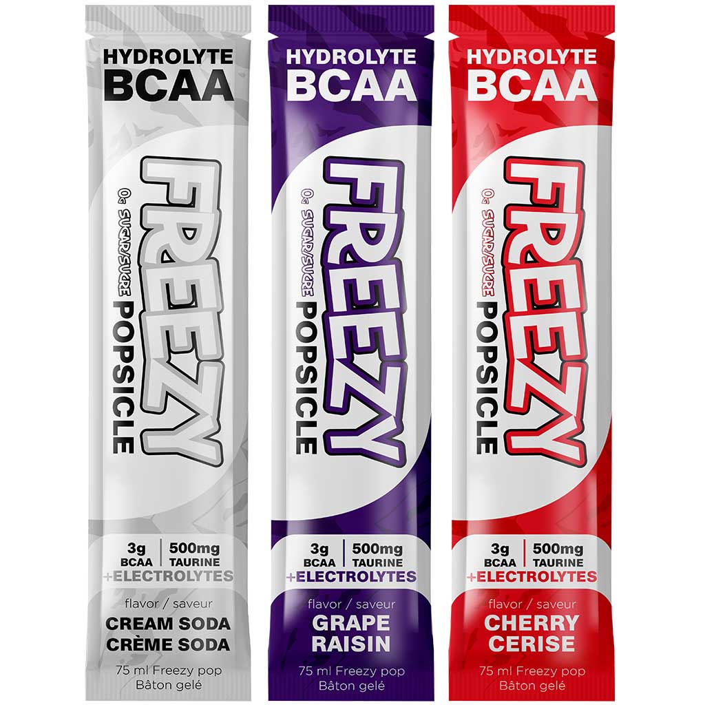 One Line Hydrolyte BCAA Popsicle Freezy flavours - Cream Soda, Grape and Cherry