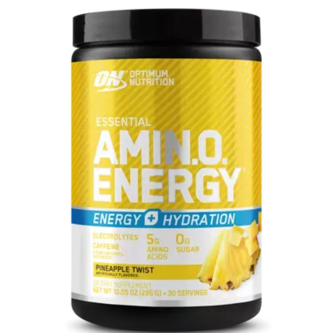 Optimum Nutrition AMINO ENERGY + Hydration, 30 Servings Pineapple Twist - Supplementsource.ca