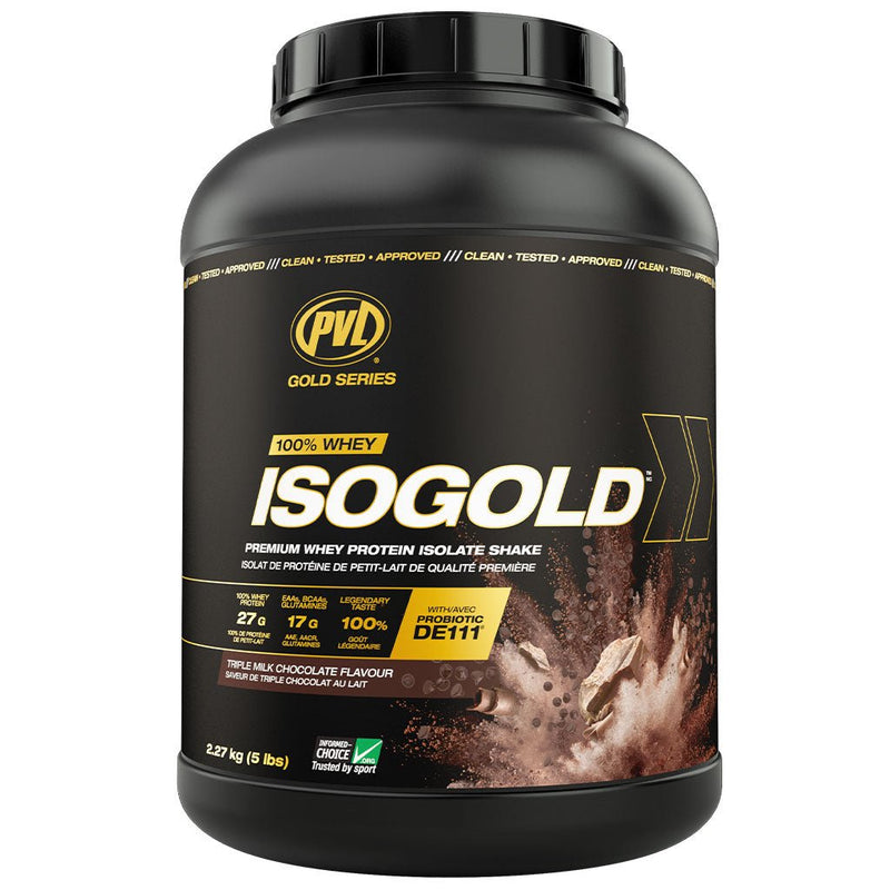 PVL IsoGold 5lbs Triple Milk Chocolate - SupplementSource.ca
