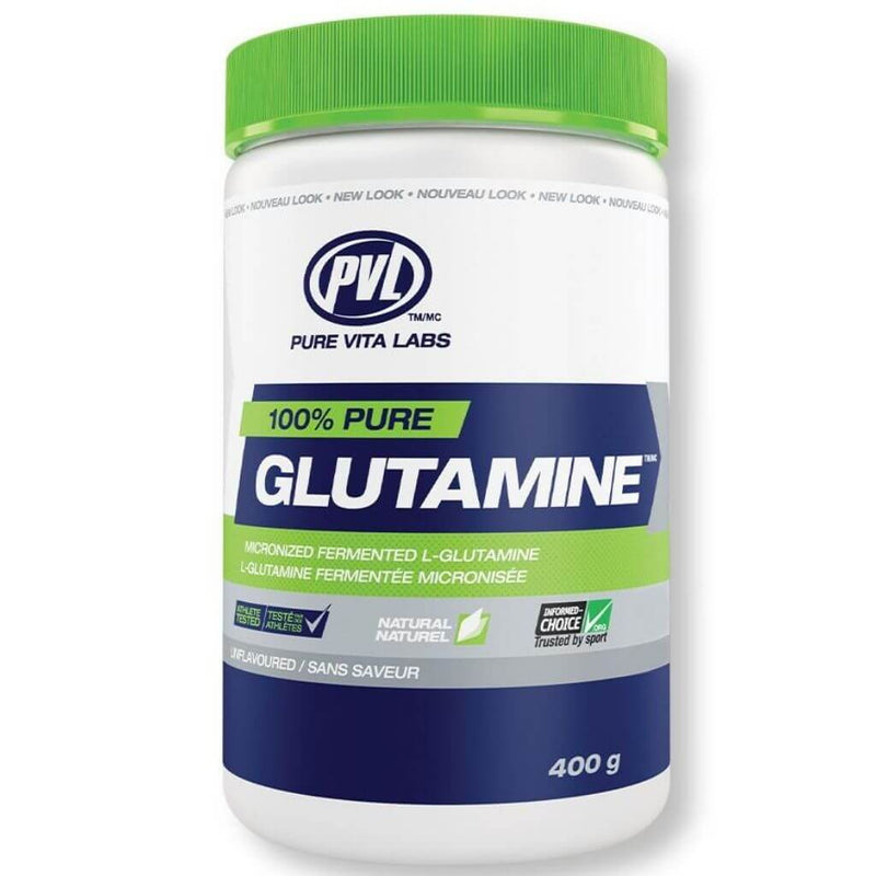 PVL 100% Pure Glutamine 400g - SupplementSource.ca