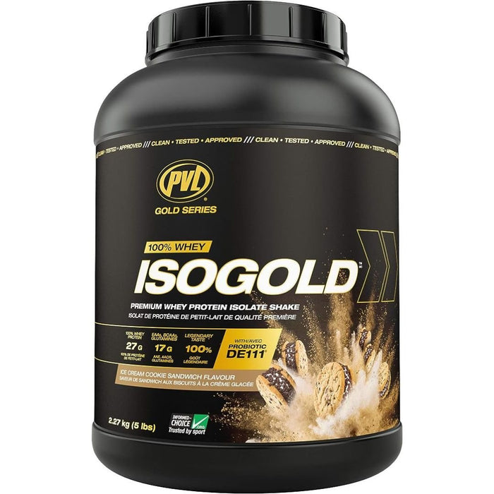 PVL IsoGold 5lbs Ice Cream Cookie Sandwich - SupplementSource.ca