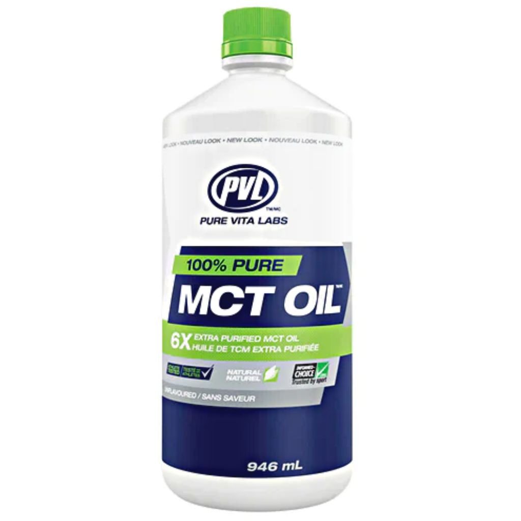 PVL Pure MCT OIL, 946ml (Unflavoured) SupplementSource.ca