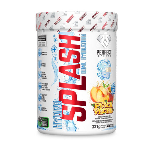 Perfect Sports Hydro Splash, 45 Servings Peach SupplementSource.ca